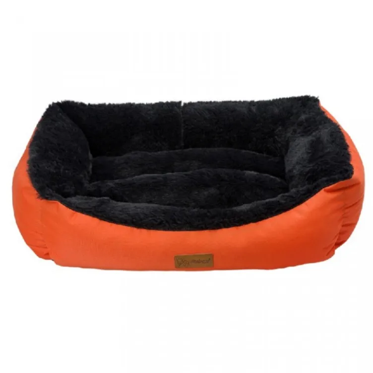 Krevet za psa Jellybean narandžasto crni S 