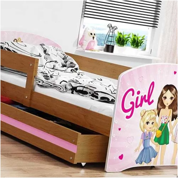 Dečiji krevet Lookie Adler 160x80 cm sa dušekom dezen 05