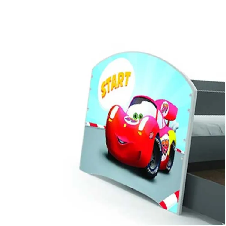 Dečiji krevet Lookie Graphite 160x80 cm sa dušekom dezen 02