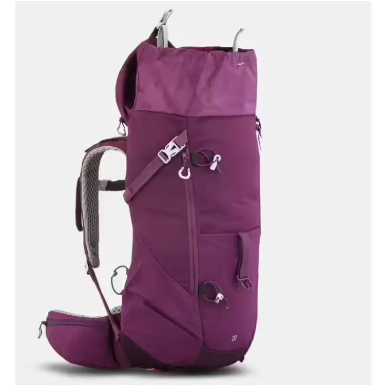 Quechua ranac za planinarenje 20L bordo