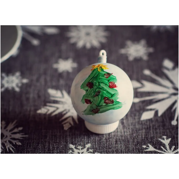 Novogodišnji set za slikanje kugle