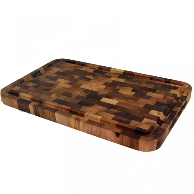 Kuhinjska daska za sečenje čeoni bagrem sa kanalom 50 cm