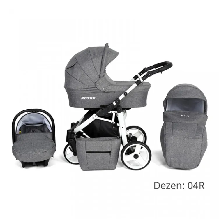 Kolica za bebe Kunert Rotax beli ram set 2u1