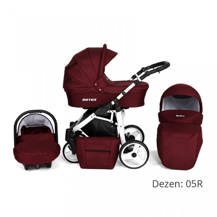 Kolica za bebe Kunert Rotax beli ram set 2u1