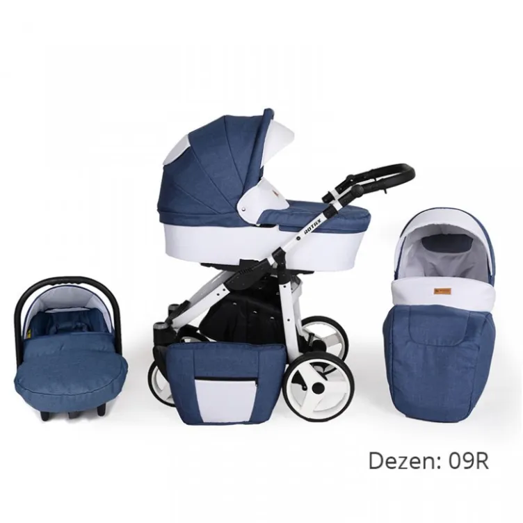 Kolica za bebe Kunert Rotax beli ram set 2u1