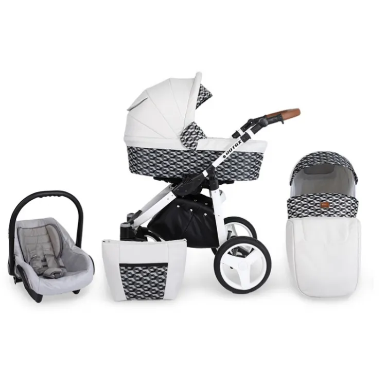 Kolica za bebe Kunert Rotax beli ram set 2u1