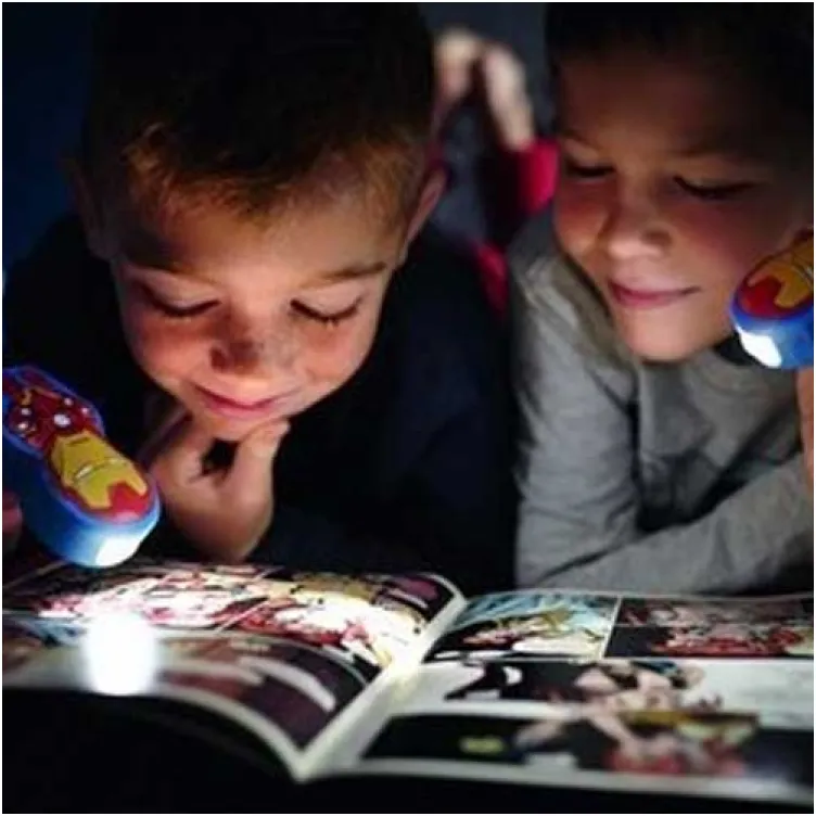 Philips Baterijska dečija lampa Iron Man tamno plava 71767/35/16