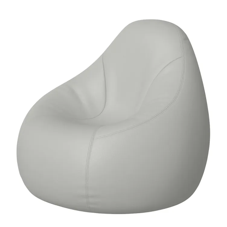 Lazy bag eko koža svetlo siva XL