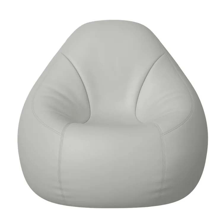 Lazy bag eko koža svetlo siva XL