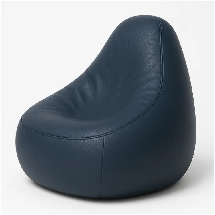 Lazy Bag eko koža teget L