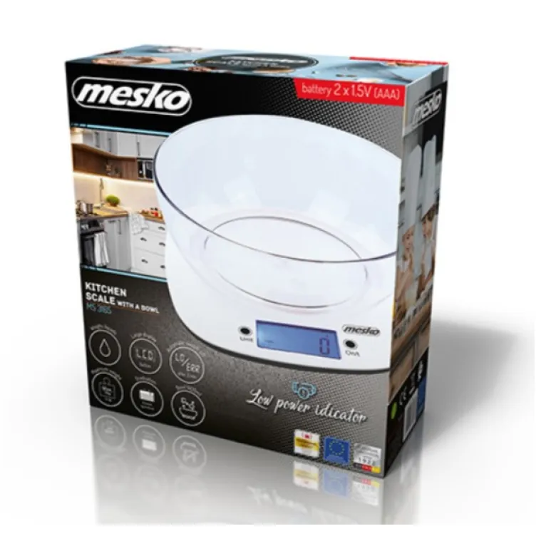 LCD kuhinjska vaga sa posudom Mesko