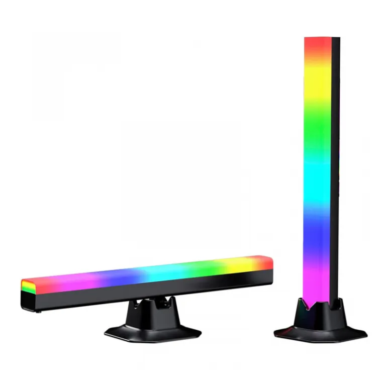 LED Lampa RGB sa daljinskim i punjacem -2 komada crna