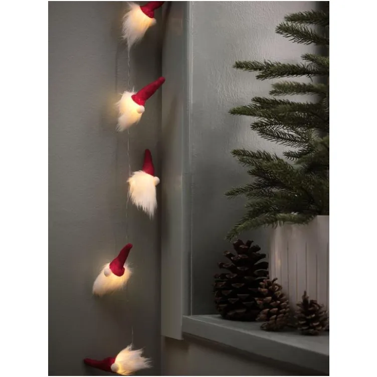 LED novogodišnje lampice sa vilenjacima – 10 LED Unesite praznični duh u dom uz LED lampice sa motivima novogodišnjih vilenjaka.