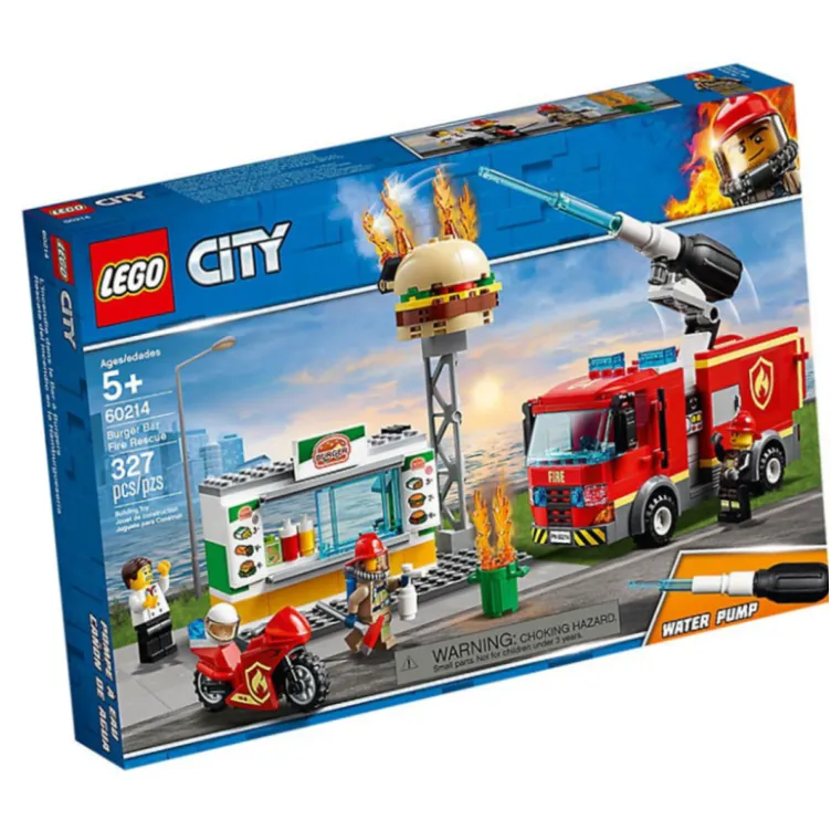 LEGO kocke city burger bar fire rescue