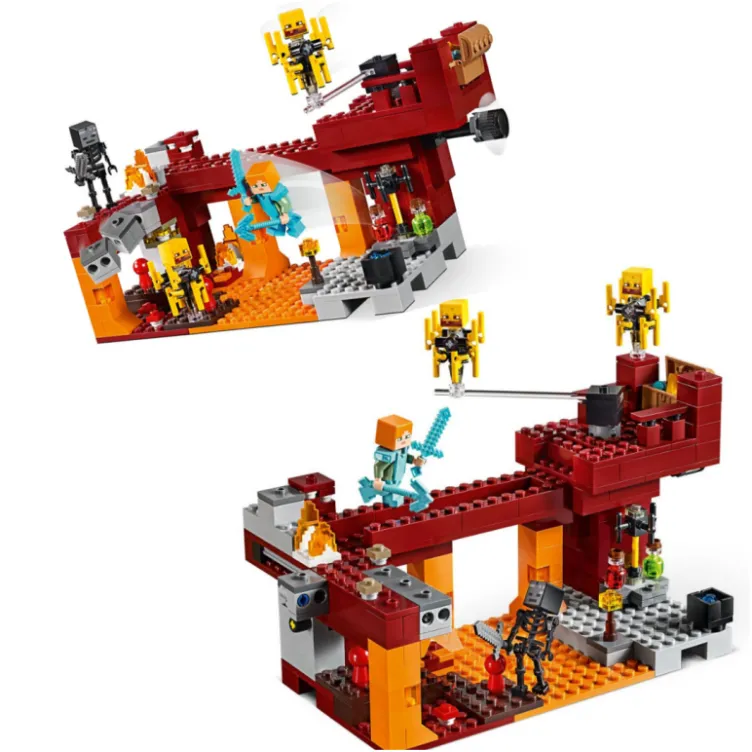 LEGO KOCKE Minecraft - Plameni most1