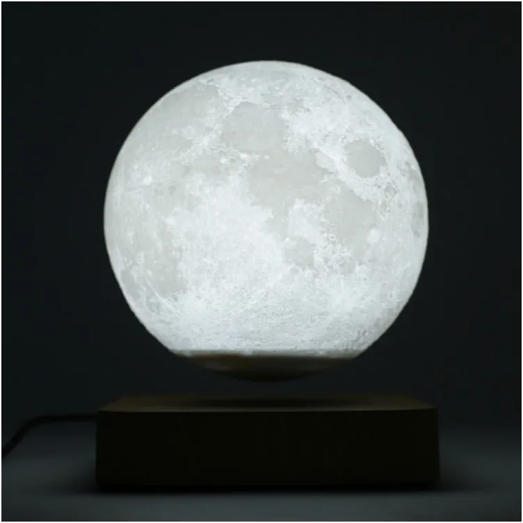 Levitirajuća 3D Mesec Lampa