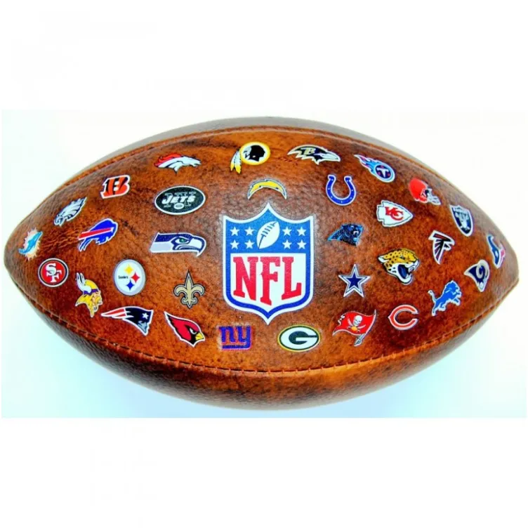 Lopta za ragbi Wilson NFL JR 32 Team Logo