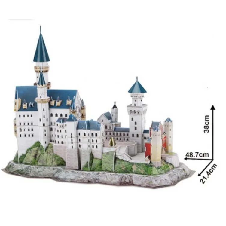 Maketa Nojšvanštajn Zamak 3D