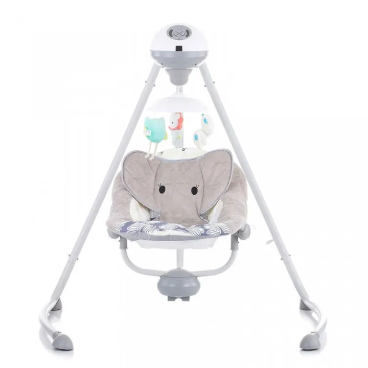 Muzička ljuljaška Chipolino Aida Grey Dumbo 