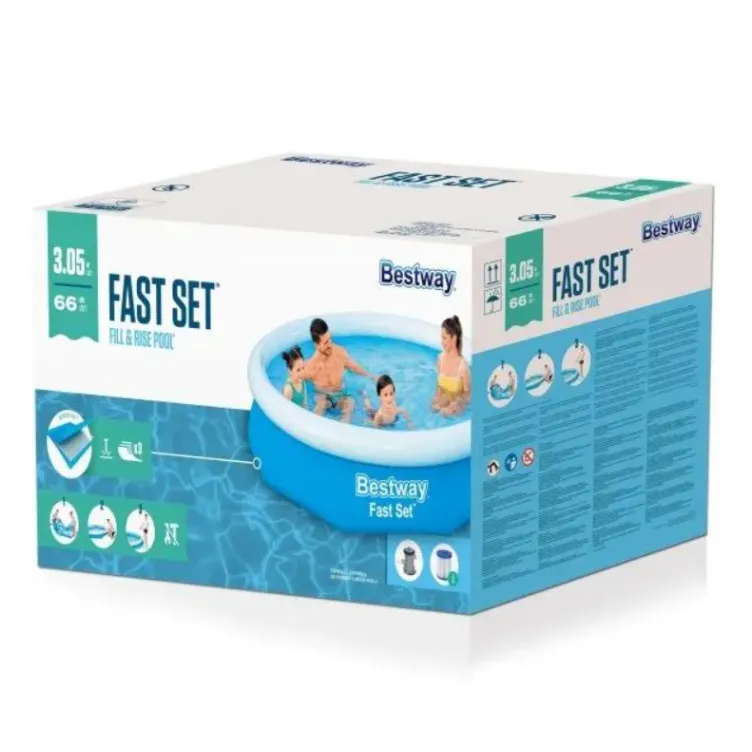 Bazen Bestway 305x66cm fast set sa filter pumpom 57458