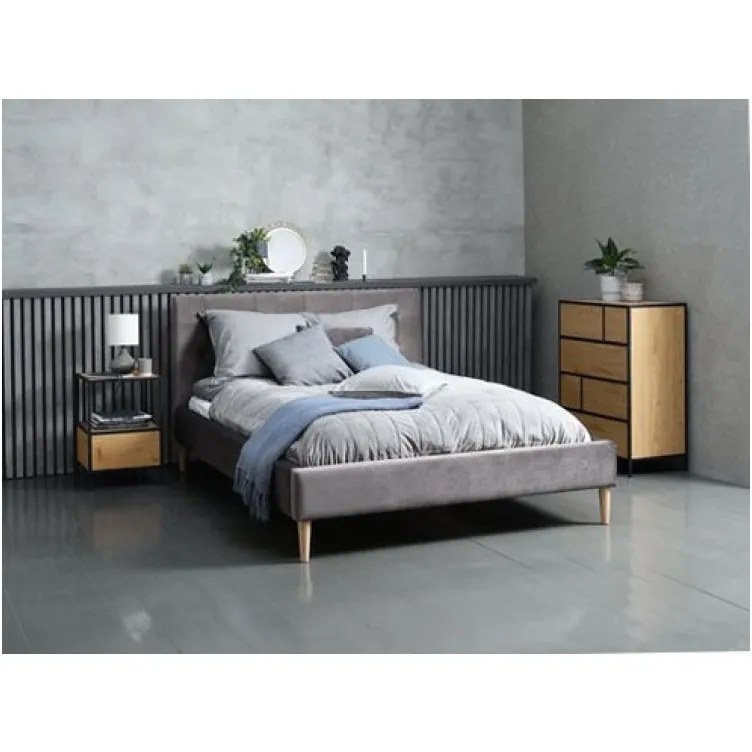 Noćni ormarić Ladeppart crna