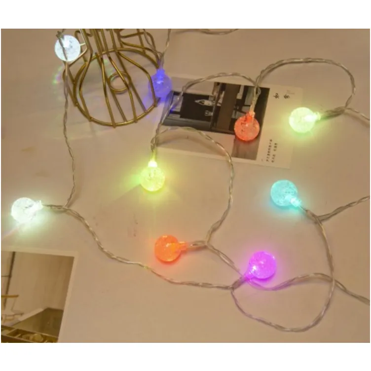 Novogodišnje sijalice kugla led šarena 30cm Topaz