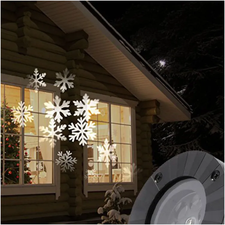 Novogodišnji LED Projektor Sa 12 Motiva i 4 Boje