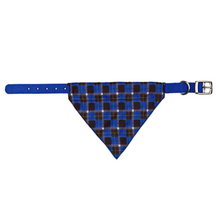 Ogrlica za psa sa maramom plava 19-24cm