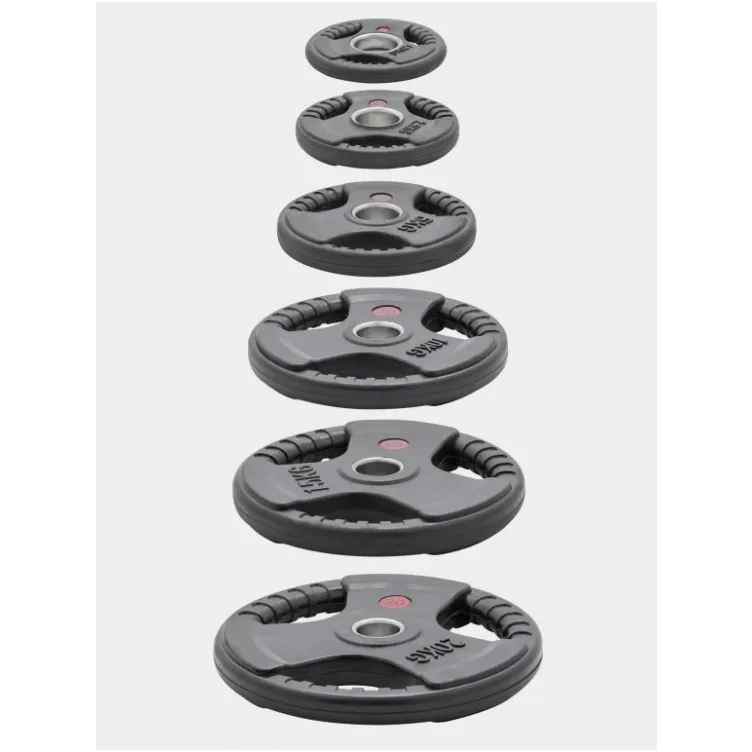 Olimpijski gumeni tegovi 3D 2x2,5kg