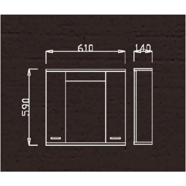 Ormarić za kupatilo sa ogledalom C5