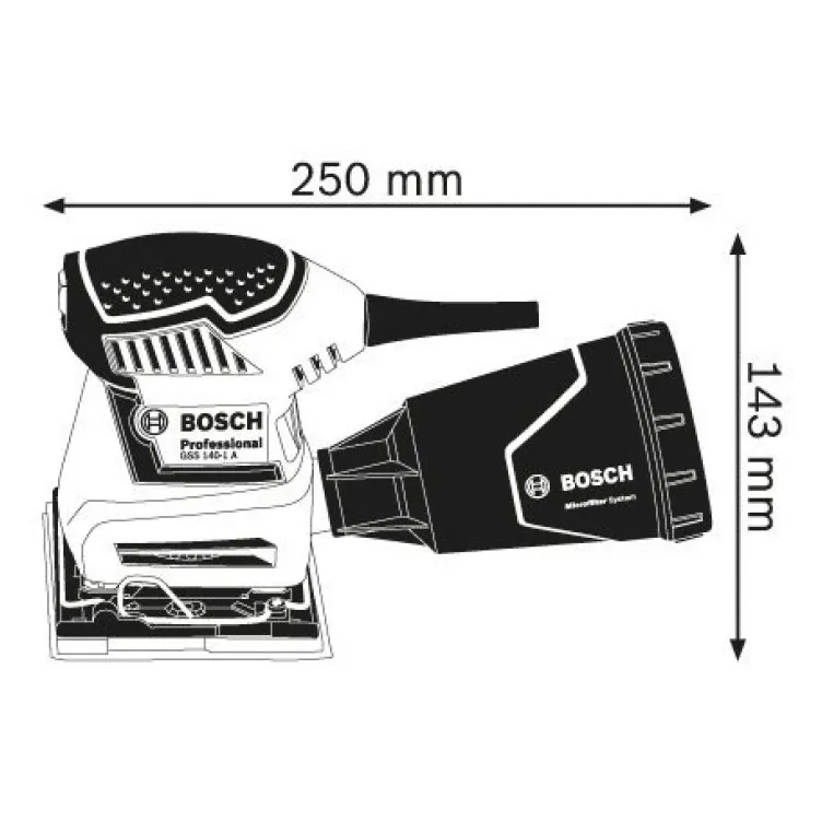 Oscilaciona brusilica Bosch GSS 140-1 A Professional