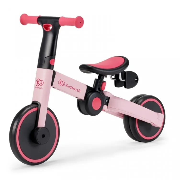 Tricikl 3U1 4TRIKE CANDY PINK KINDERKRAFT