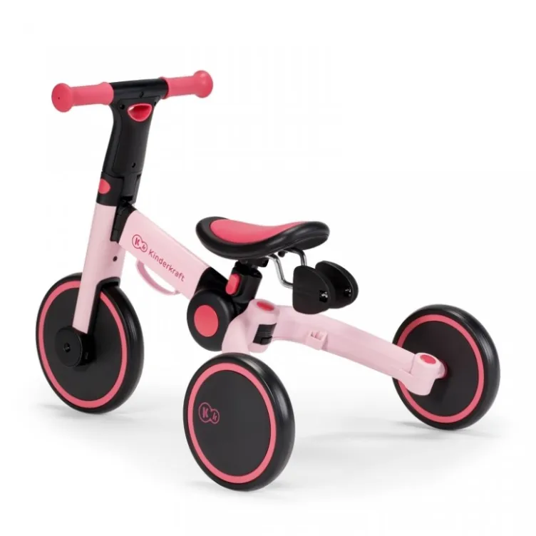 Tricikl 3U1 4TRIKE CANDY PINK KINDERKRAFT