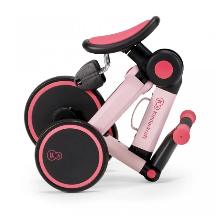Tricikl 3U1 4TRIKE CANDY PINK KINDERKRAFT