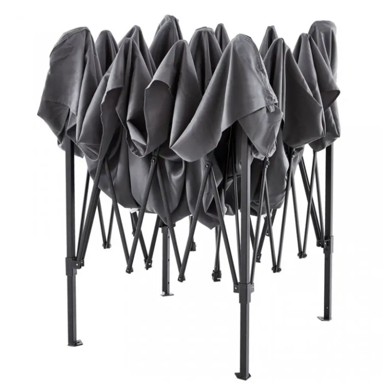 Paviljon Jerry sivi 270x270 cm sa mehanizom