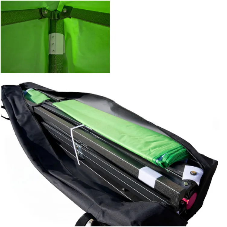 Paviljon sa sklopivom konstrukcijom 3x3m zelena