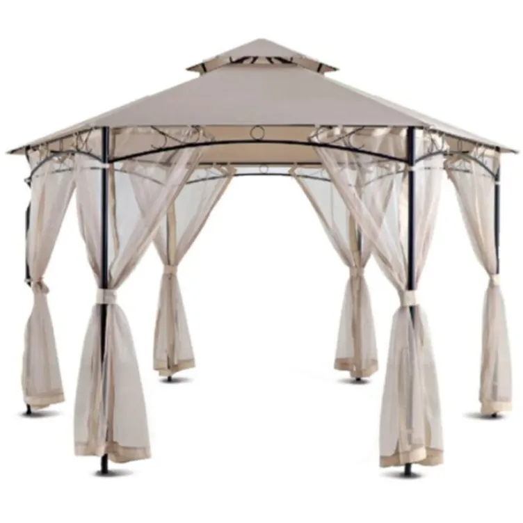 paviljon za dvorište Hexagonal sa duplim krovom