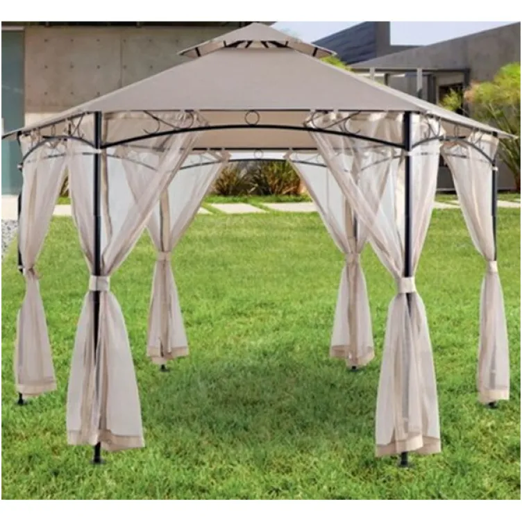 paviljon za dvorište Hexagonal sa duplim krovom