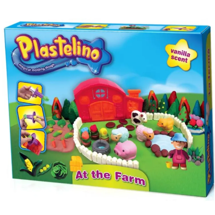 Plastelin set farma Plastelino 