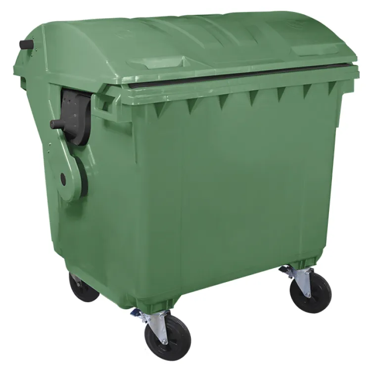 Plastični kontejner 1100l polukružni poklopac