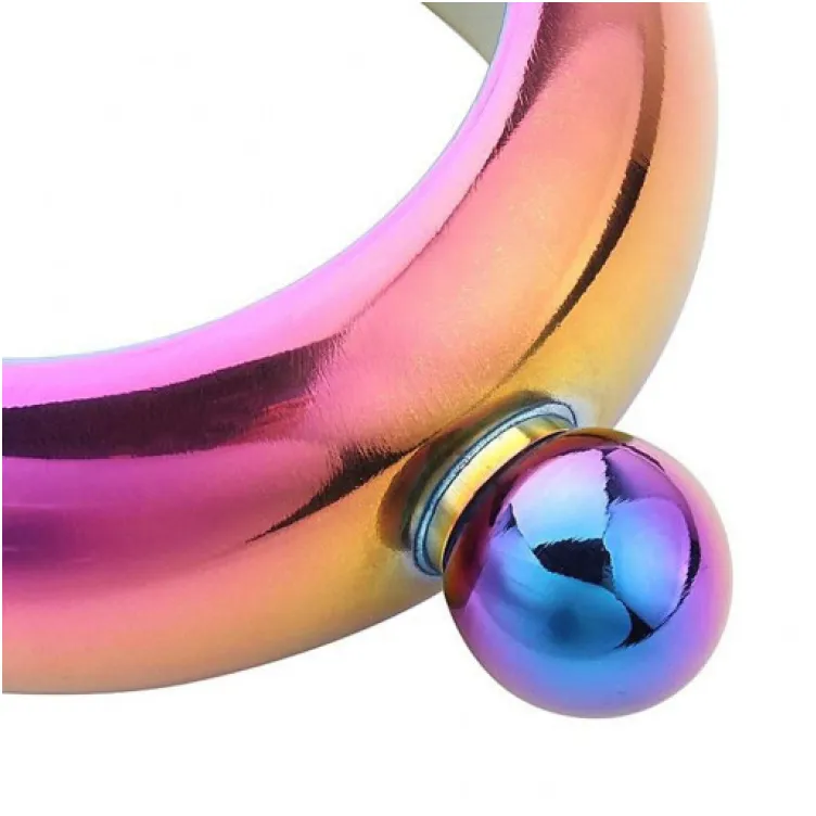 Pljoska narukvica duginih boja