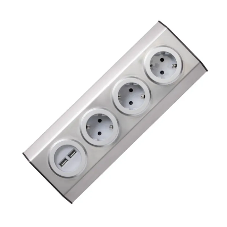 Podsklop sa 3 utičnice + USB KNV03/USB