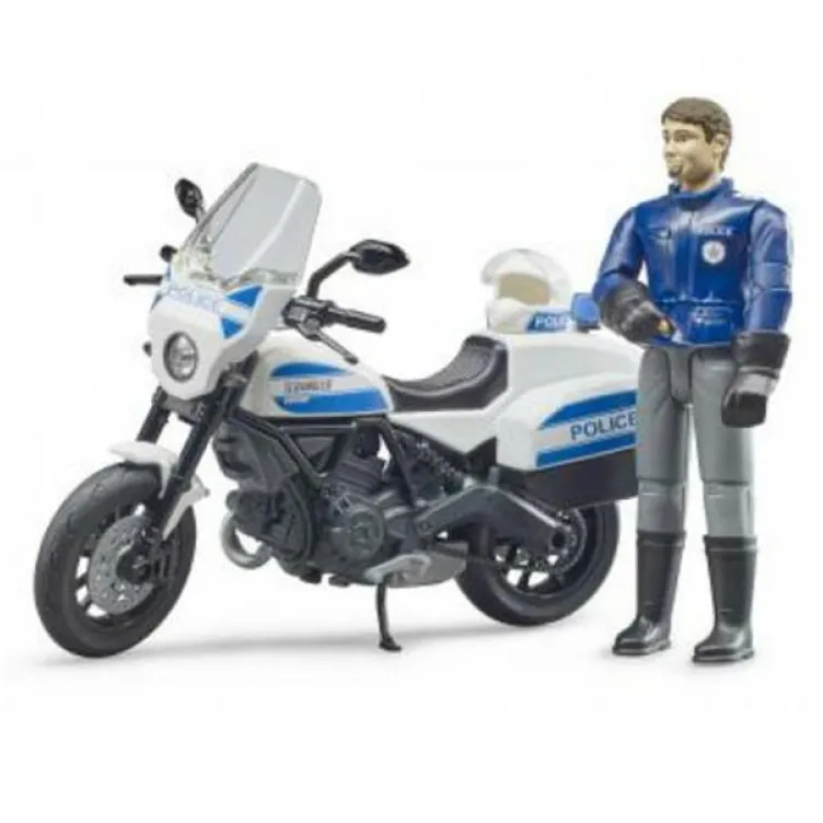 Policajac sa Ducati Scrambler motorom Bruder 