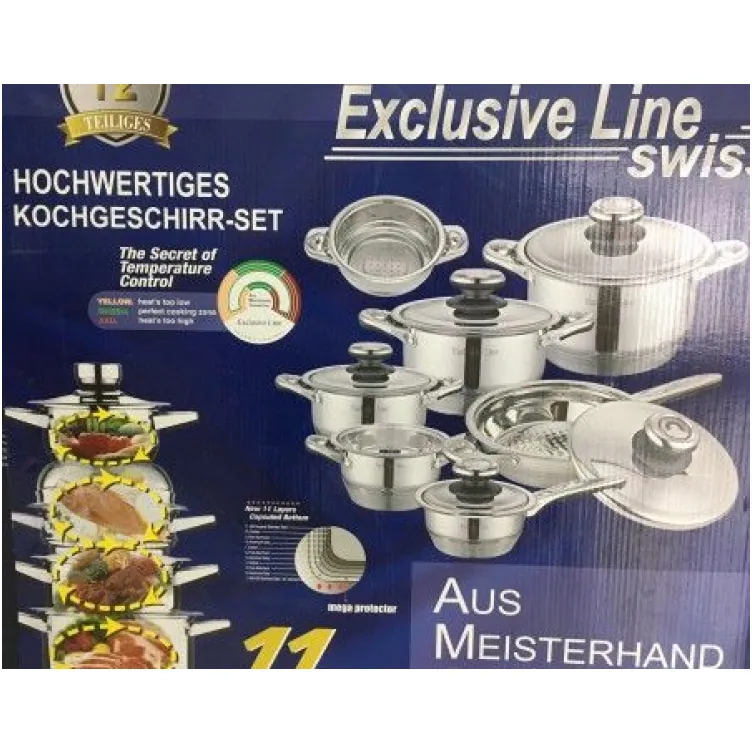 Posuđe sa termostatom Konig u setu EXL-12pcs