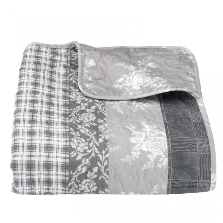 Prekrivač Korn 220x240 siva