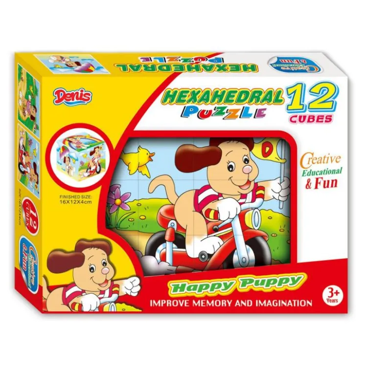 Slagalica od 12 kockica, Srećno štene