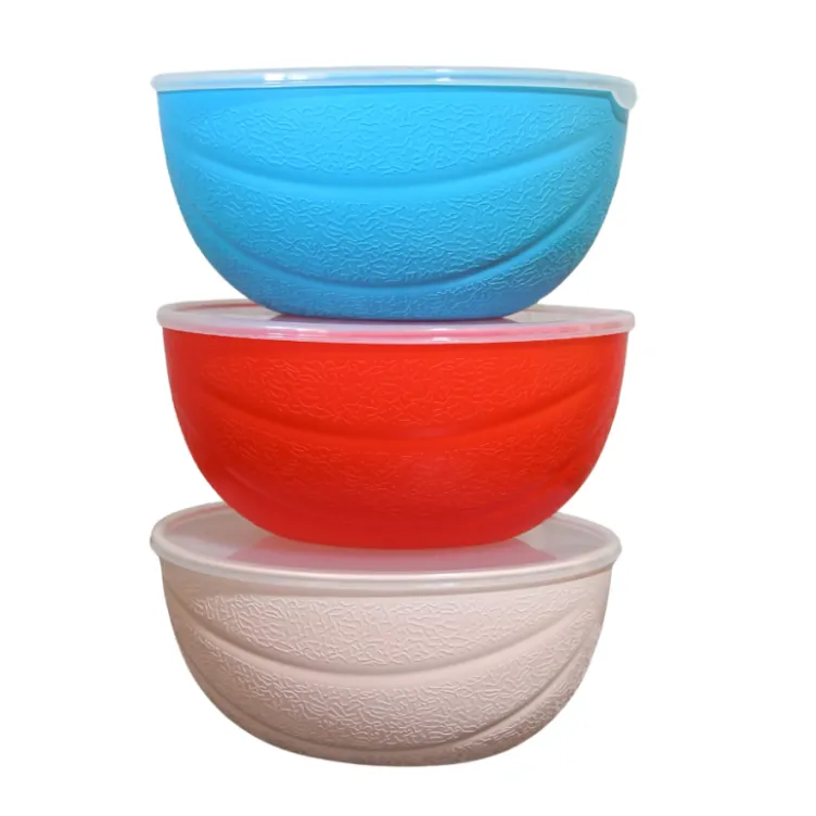 Činija sa poklopcem 3l mix boje 