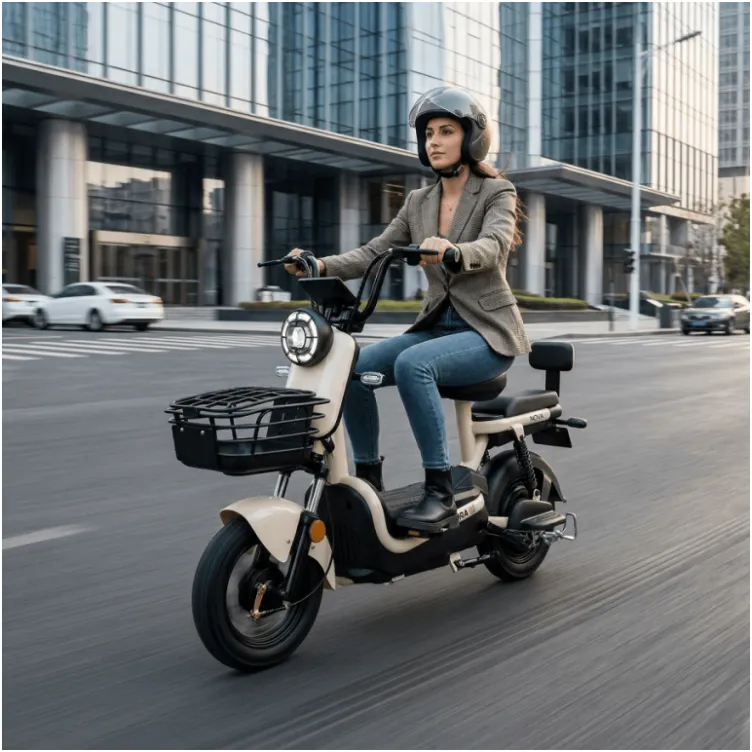 Qora električni bicikl Nova ZR3 