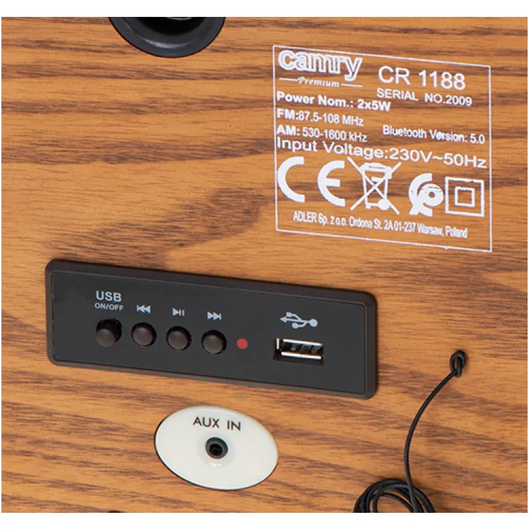 Retro radio Camry CR 1188