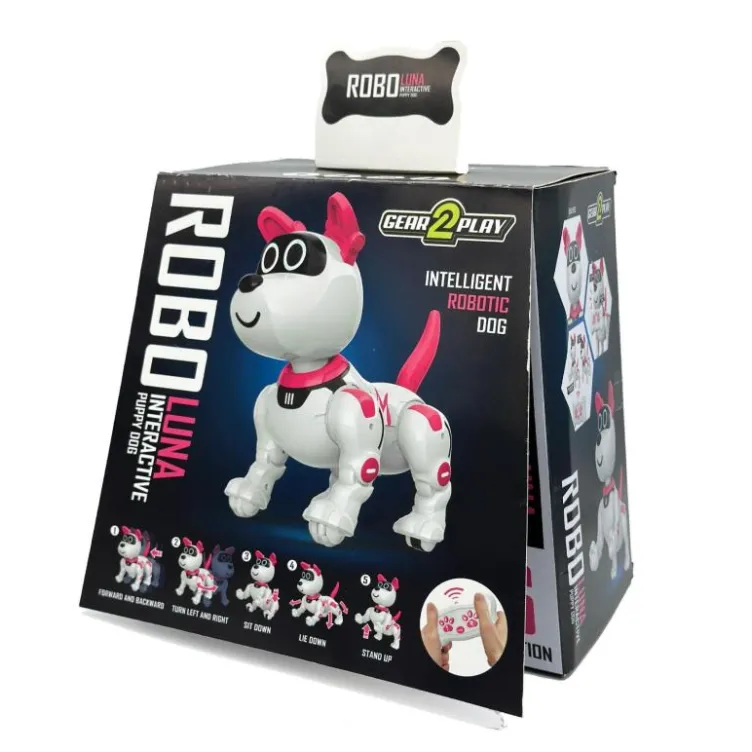 Robot pas – Inteligent Dog Luna Roze